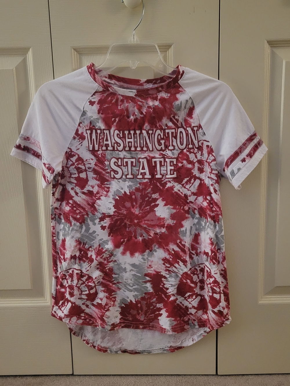 WSU Women's Tie-Dye Raglan Tee - Washington State University